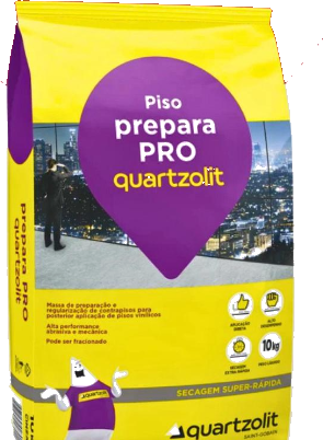 Massa niveladora Piso Prepara Pro Quartzolit